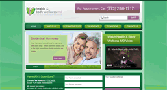 Desktop Screenshot of healthandbodywellnessmd.com